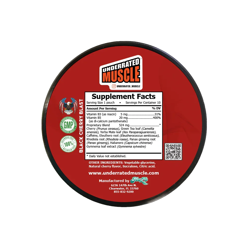 Nootropic Pouches | Fast Blast Pouches | Underrated Muscle