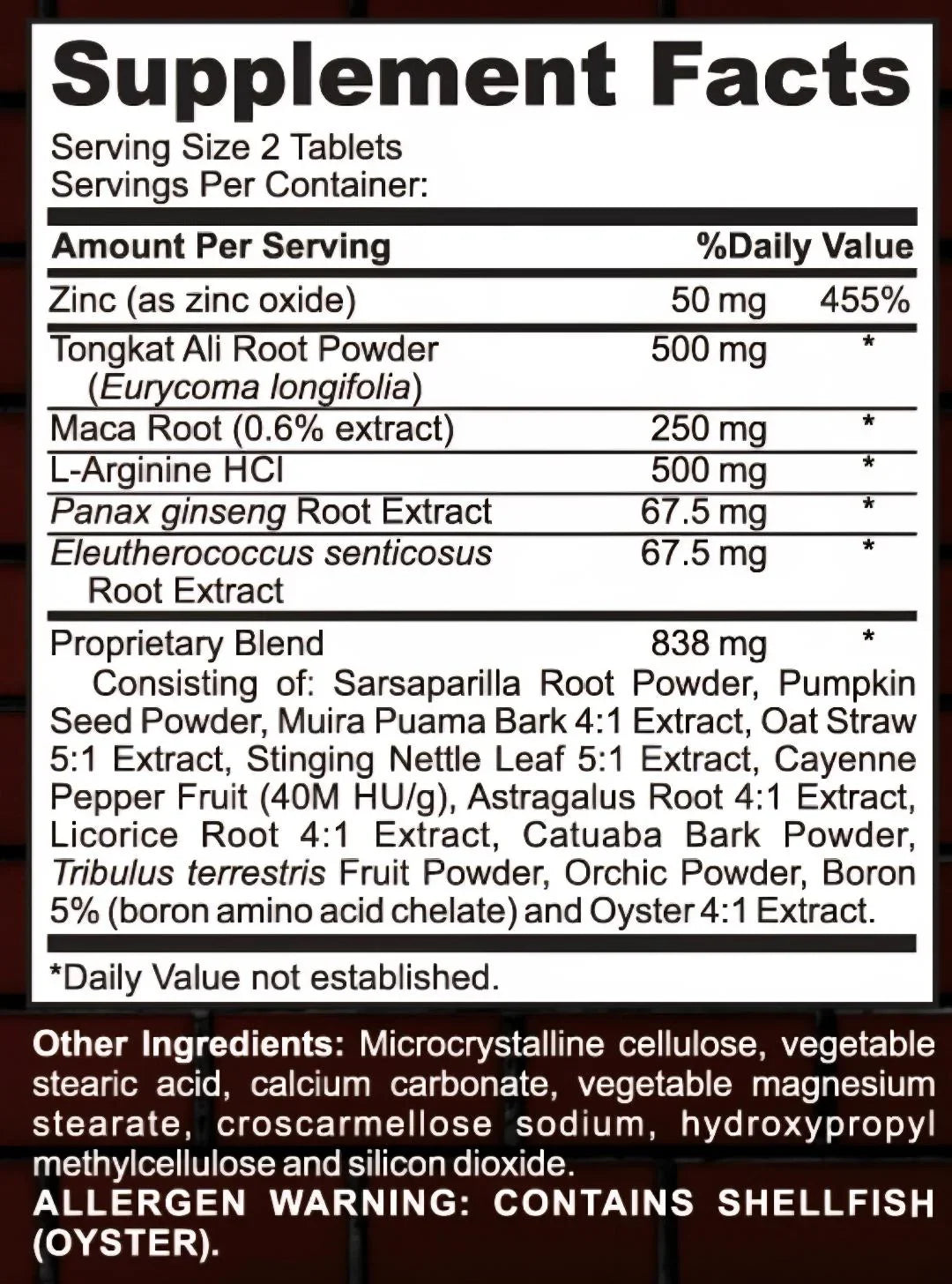 Brick'D UP - Male Performance Booster