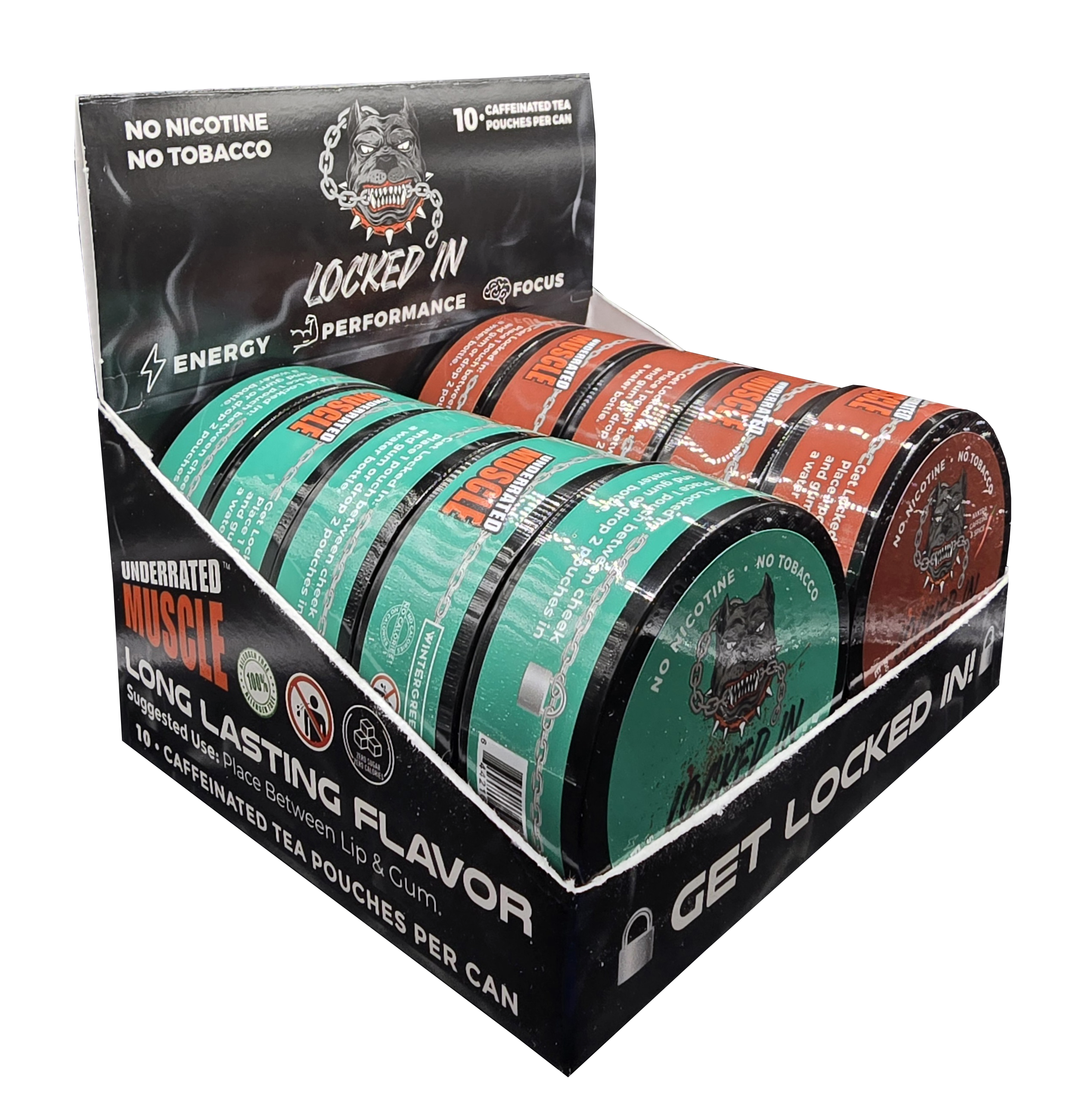 Wintergreen Energy Pouches - Locked In | Underrated Muscle