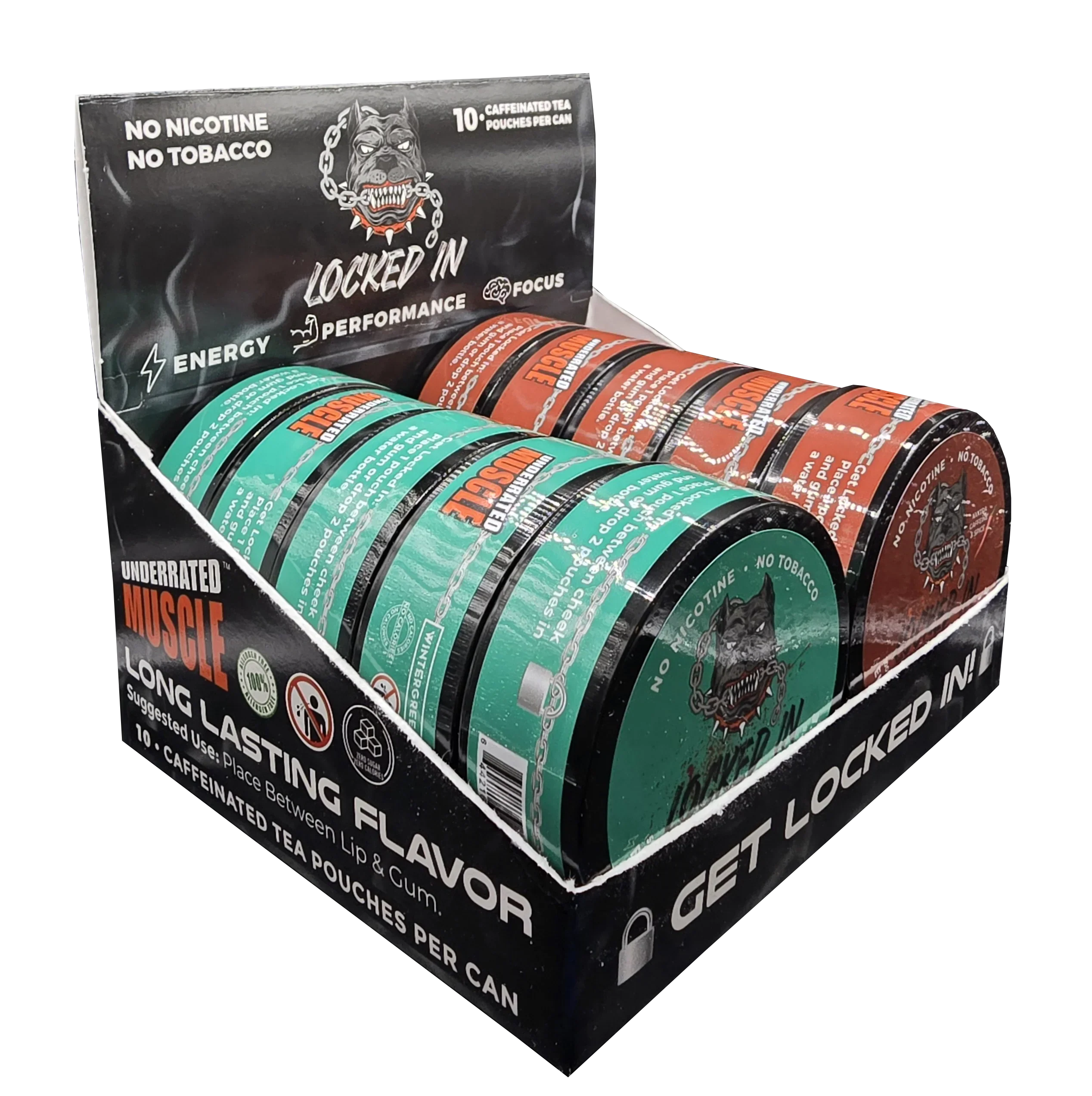 Wintergreen Energy Pouches - Locked In | Underrated Muscle