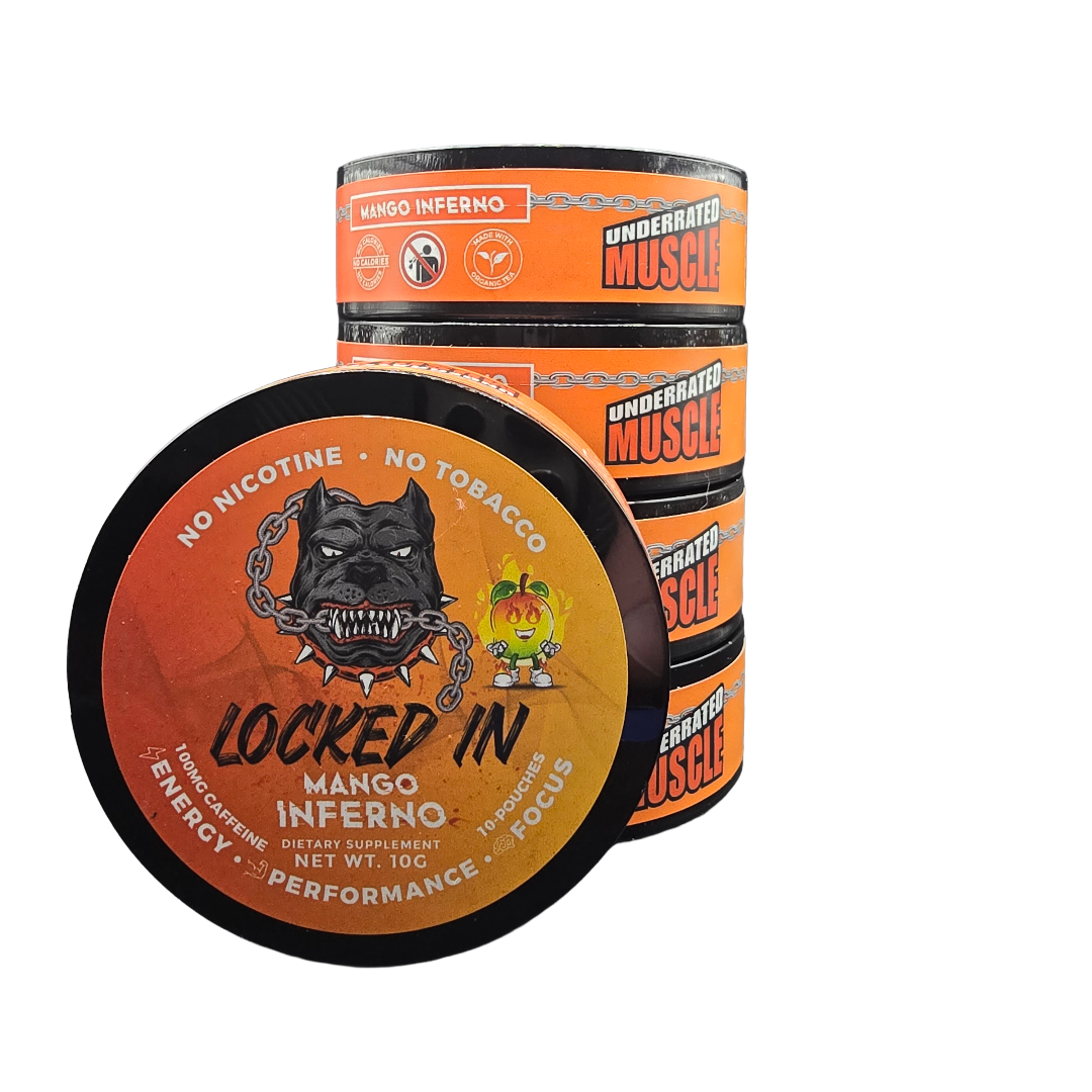 Locked In Energy Pouches - Mango Inferno/5 Pack