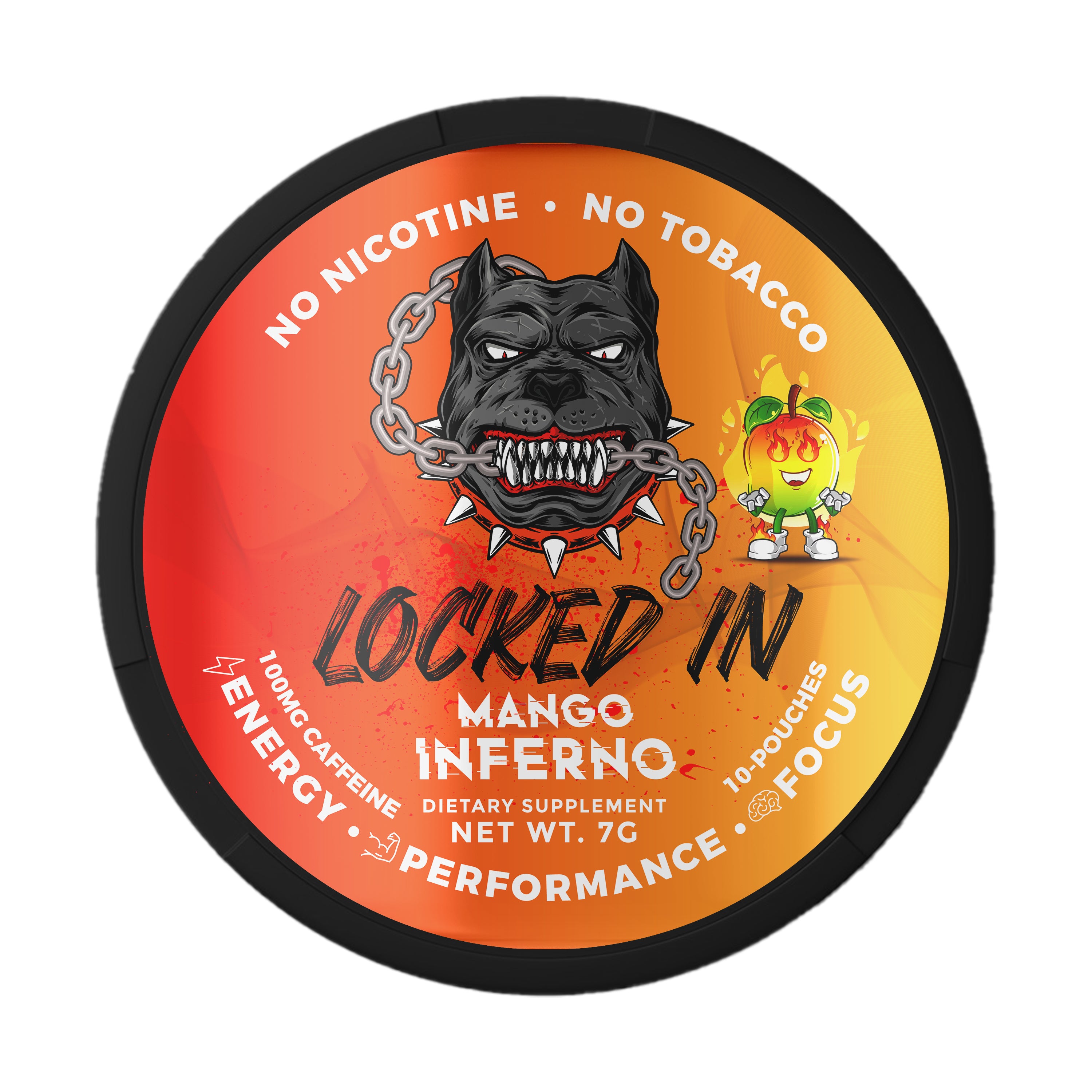 Locked In Energy Pouches - Mango Inferno/5 Pack